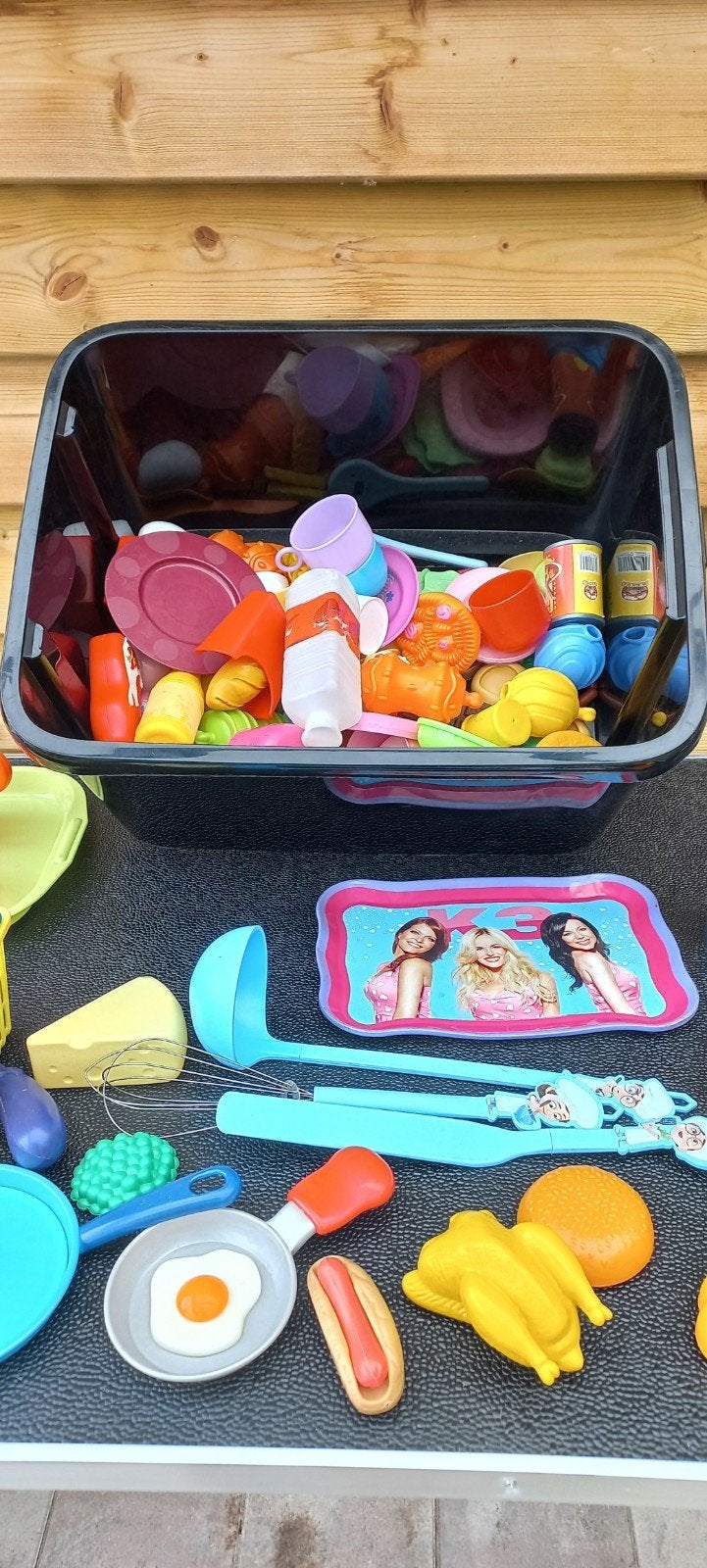 keuken speelgoed in Curverbox, Ophalen