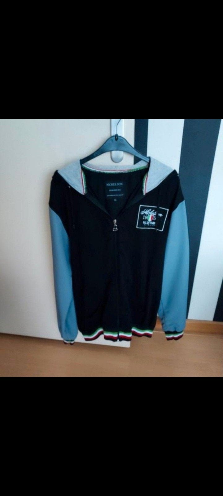 Nickelson Heren Vest - Zwart/Blauw/Grijs - Maat M, Kleding | Heren, Maat 48/50 (M), Zwart, Nickelson, Ophalen of Verzenden