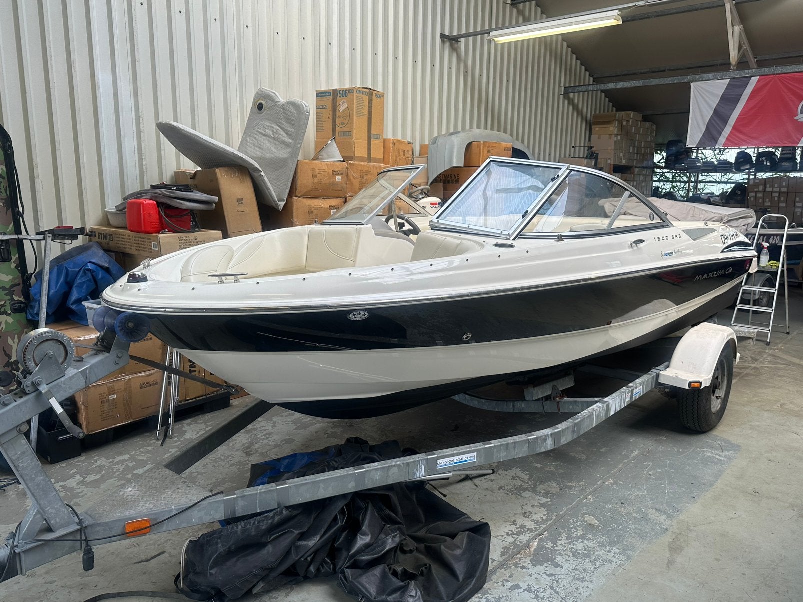 Zeer nette Maxum 1800 SR3 speedboot met mercruiser inboard, Watersport en Boten, Overige merken, 120 tot 200 pk, Ophalen of Verzenden