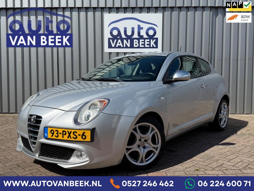 Alfa Romeo MiTo 1.3 JTDm ECO Essential|Airco|Cruise|Leder, Auto's, Alfa Romeo, Voorwielaandrijving, 28 km/l, Gebruikt, Zwart