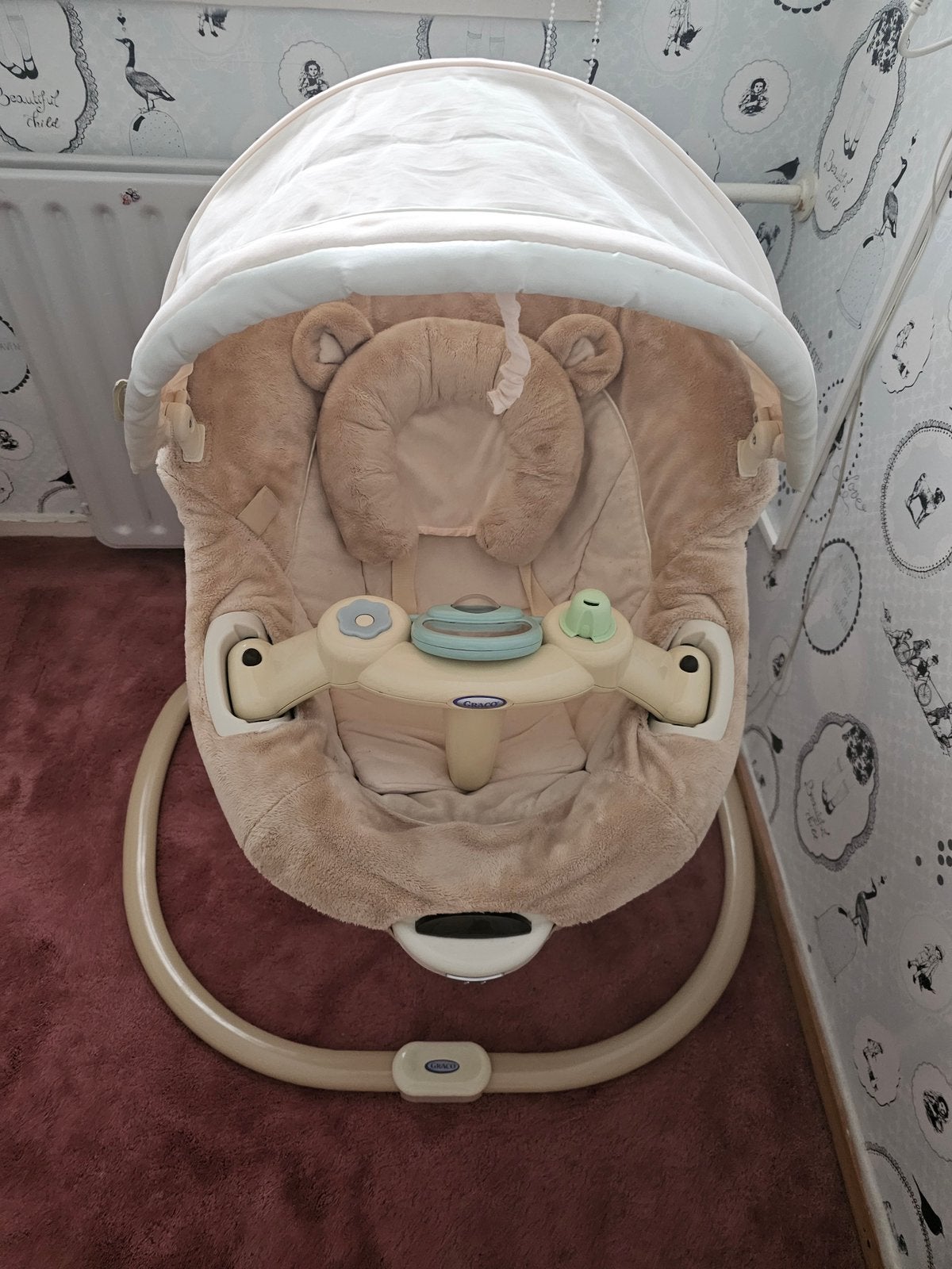 Elektrisch Baby schommel, Ophalen