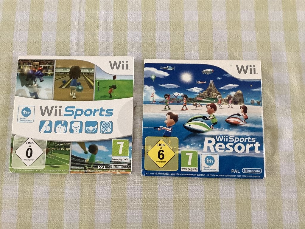Wii sport en Wii sport resort, Gebruikt, Ophalen of Verzenden, 3 spelers of meer, Sport