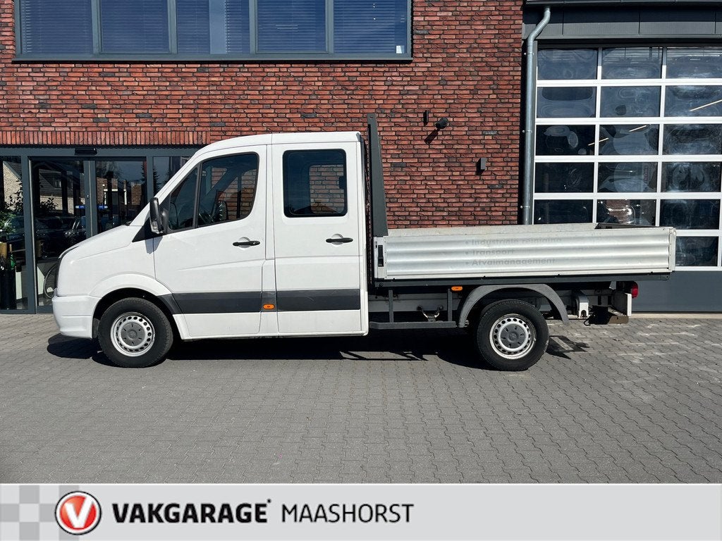 Volkswagen Crafter 50 2.0 TDI L2H1 DC Laadbak 6-Pers. 3500Kg, Euro 5, Gebruikt, 4 cilinders, Met garantie (alle)
