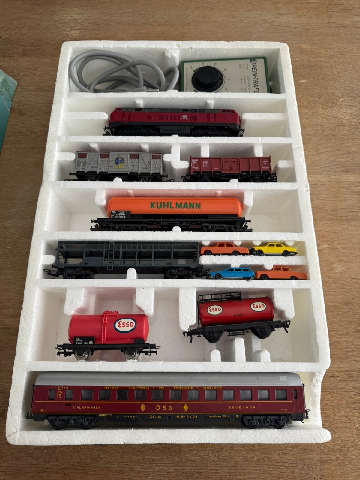 Lima treinset( hema express) HO gelijkstroom. Zie tekst, Gelijkstroom, Ophalen of Verzenden, Analoog, Lima