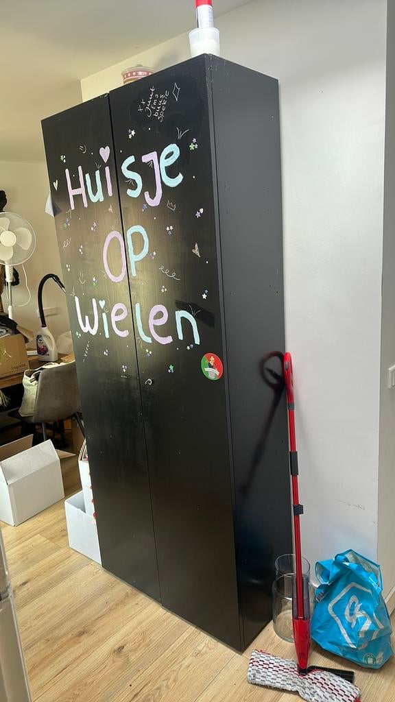 Zwarte kast GRATIS, Ophalen, Gebruikt