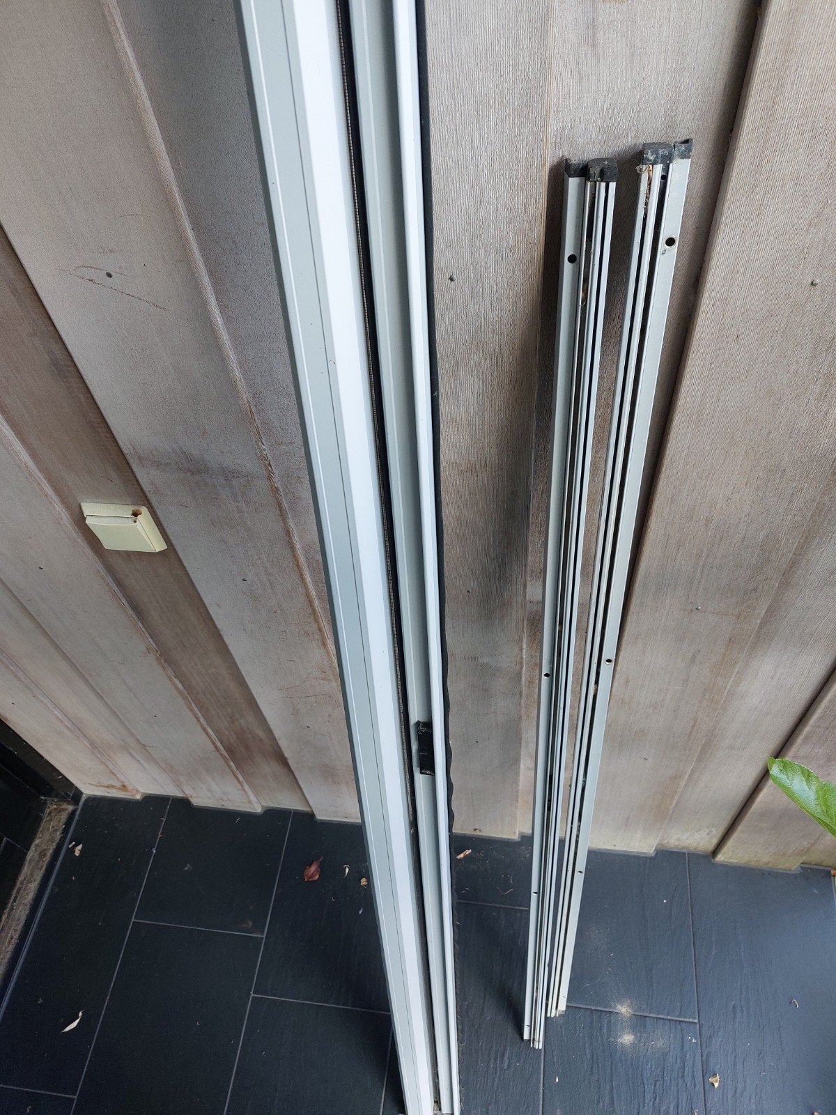 Hamstra aluminium vliegenhor, Ophalen, Gebruikt, Hordeur, Minder dan 200 cm