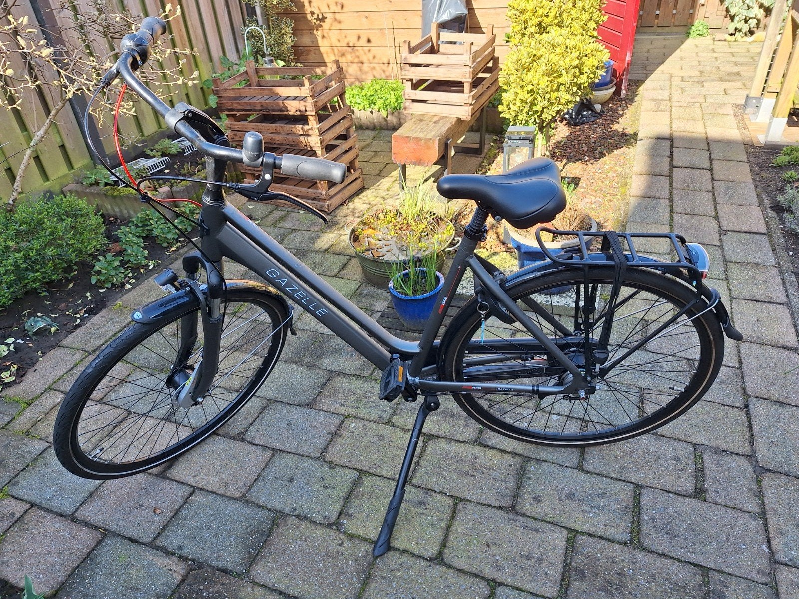 Gazelle Vento C7 Damesfiets - Zo goed als nieuw, Fietsen en Brommers, Fietsen | Dames | Damesfietsen, Ophalen, Velgrem, Versnellingen