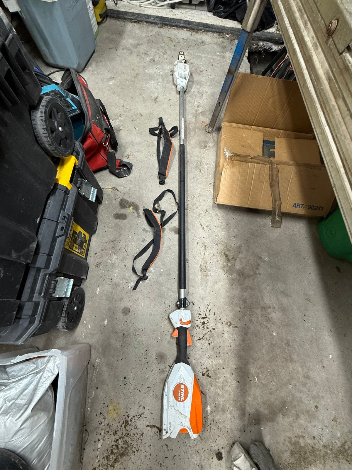Stihl HTA 66 accu kettingzaag op steel (mei 2024 aanschaf), Ophalen, Gebruikt, Stihl, Stihl