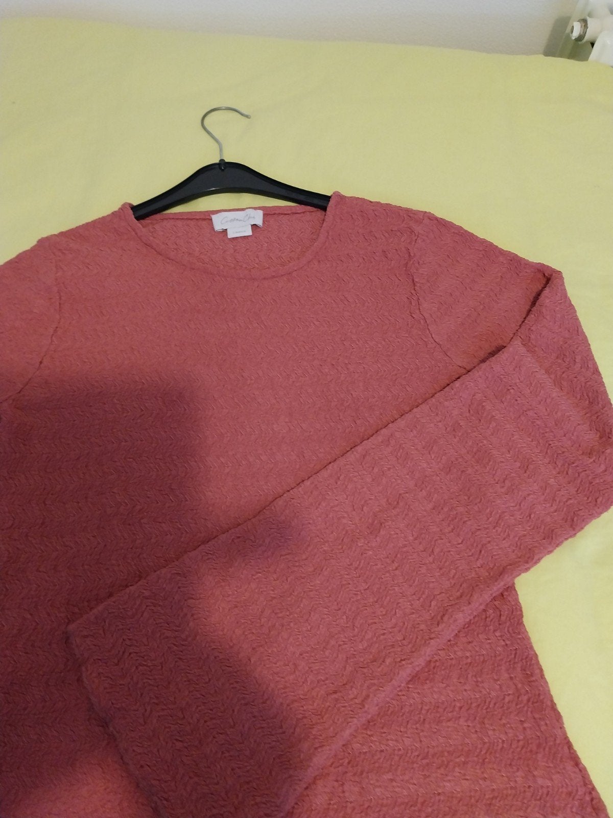 Cotton Club donker roze trui met lange mouwen, maat L, Maat 42/44 (L), Ophalen of Verzenden, Zo goed als nieuw, Cotton Club