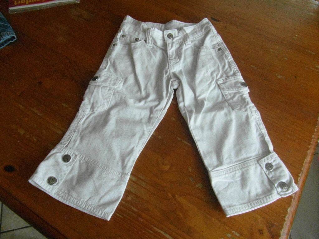 kiddo broek (witte broek), Ophalen of Verzenden, Zo goed als nieuw, Kiddo, Meisje
