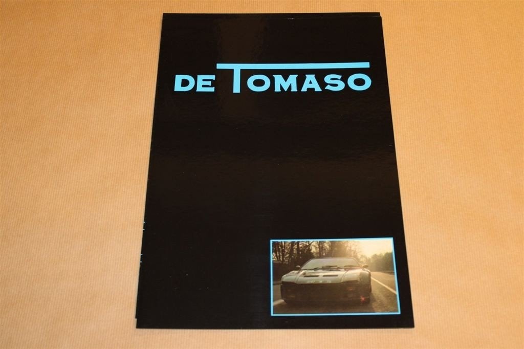 Zeldzame reclame-uitgave - De Tomaso [oa Pantera] 1985, Ophalen of Verzenden, Zo goed als nieuw, Overige merken