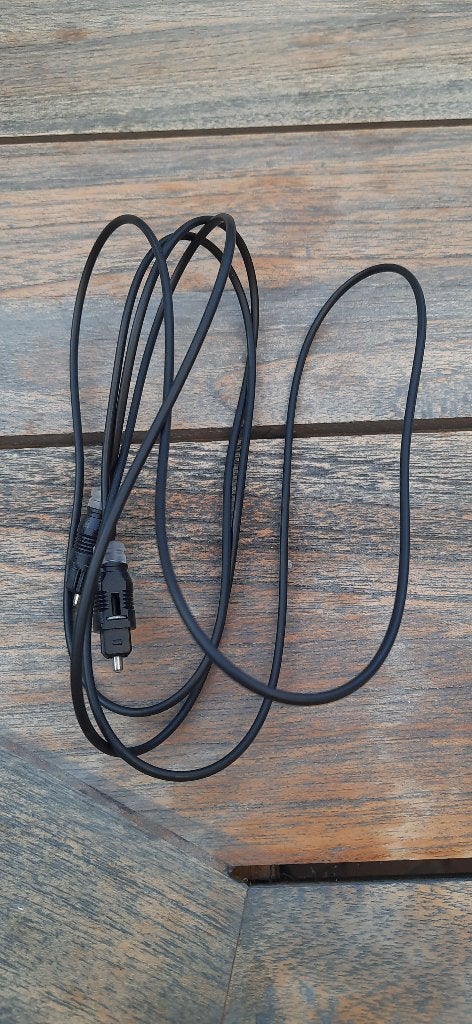 Optische audiokabel, Ophalen of Verzenden, Gebruikt, Minder dan 2 meter, Optische kabel