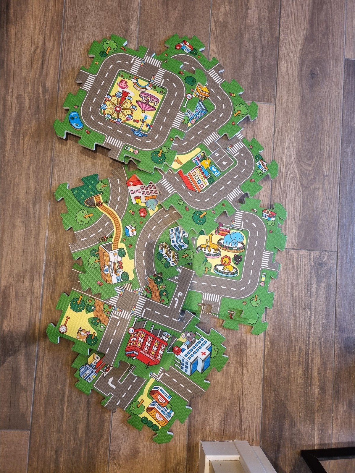 foam vloerpuzzel auto weg, Ophalen of Verzenden
