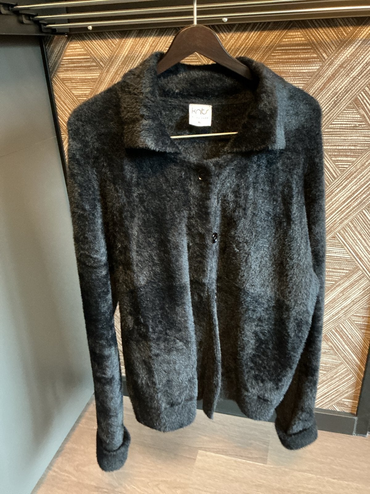 Knits by Maicazz Zwart Faux Fur Vest XL, Ophalen of Verzenden, Zo goed als nieuw, Maat 46/48 (XL) of groter, Zwart