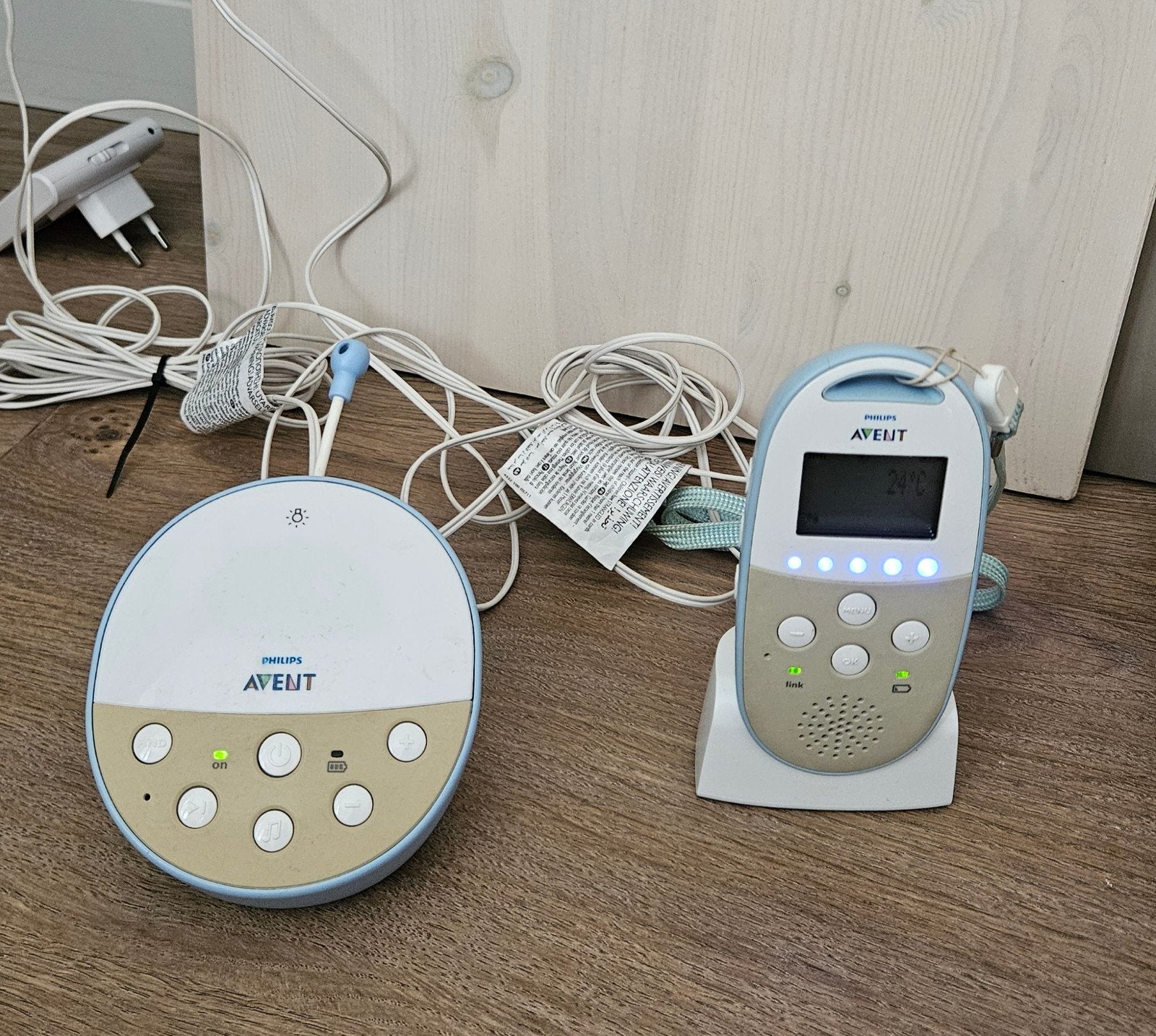 Philips Avent Babyfoon met temperatuurweergave, Kinderen en Baby's, Babyfoons, Ophalen of Verzenden, Gebruikt, Minder dan 100 meter