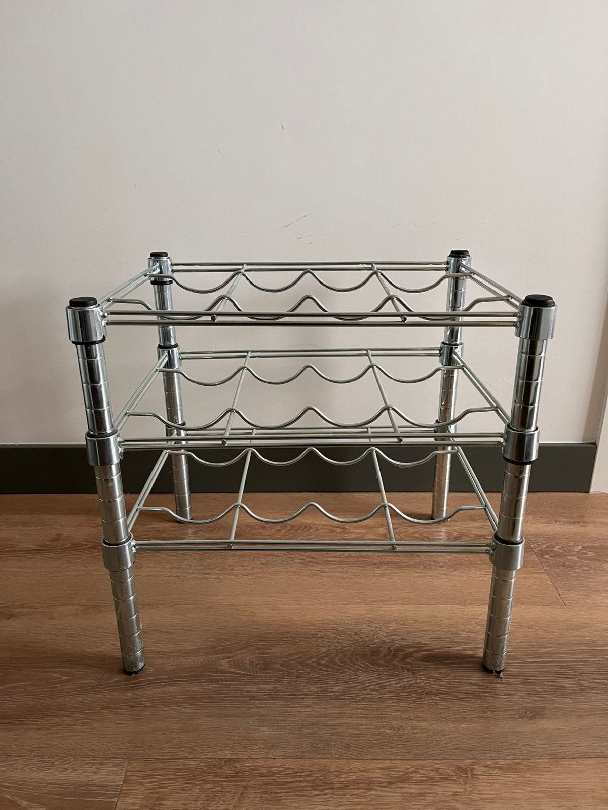 Flessenrek IKEA OMAR 2X | 24 flessen, Ophalen, 15 tot 25 flessen, Zo goed als nieuw, Metaal