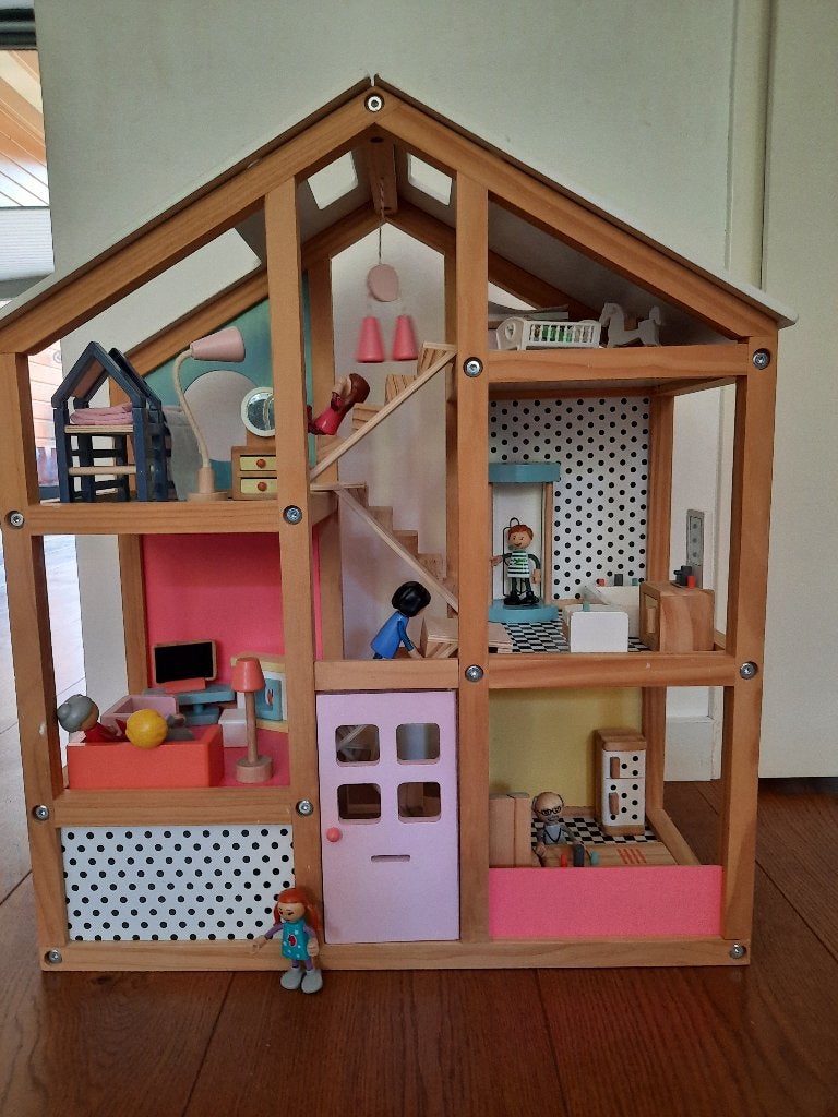Hema poppenhuis, Ophalen, Gebruikt, Poppenhuis