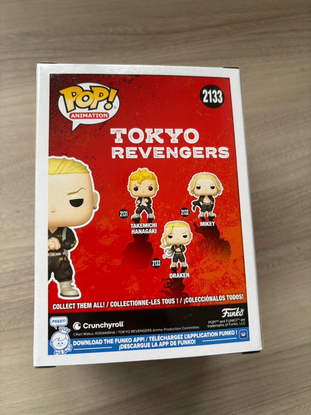 Funko Pop! Tokyo Revengers Draken #2133 Vinyl figure, Funko Europe, Ophalen of Verzenden, Zo goed als nieuw, 4th floor, 1 Queen Caroline St, London W6 9YN, Verenigd Koninkrijk
