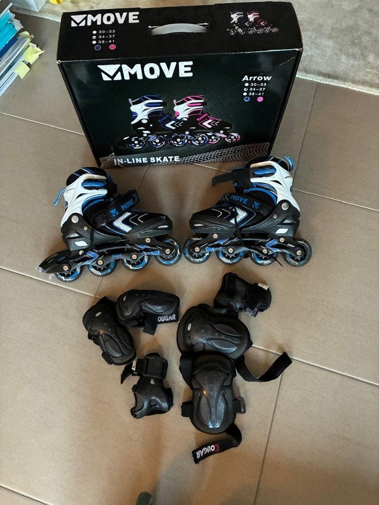 Rolschaatsen (verstelbaar), Ophalen, Kinderen, Verstelbaar, Gebruikt