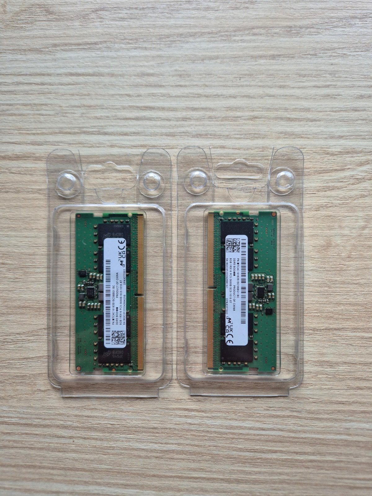 16GB Micron DDR5 5600MHz SO-DIMM RAM Kit (2x 8GB), Computers en Software, RAM geheugen, Ophalen of Verzenden, Zo goed als nieuw