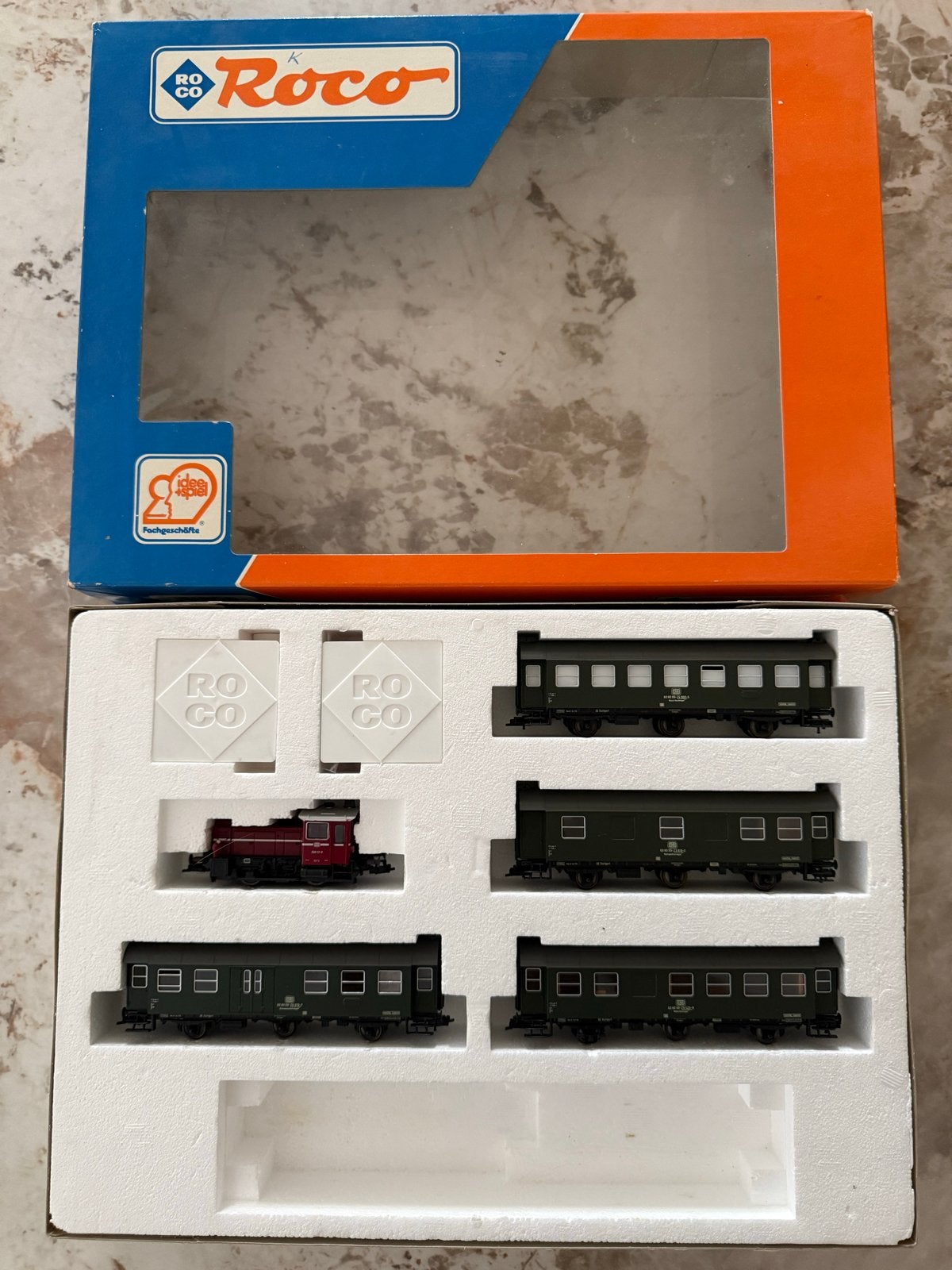 Mooie Roco Treinset met Locomotief en Wagons, Ophalen of Verzenden, Zo goed als nieuw, Treinset, Roco