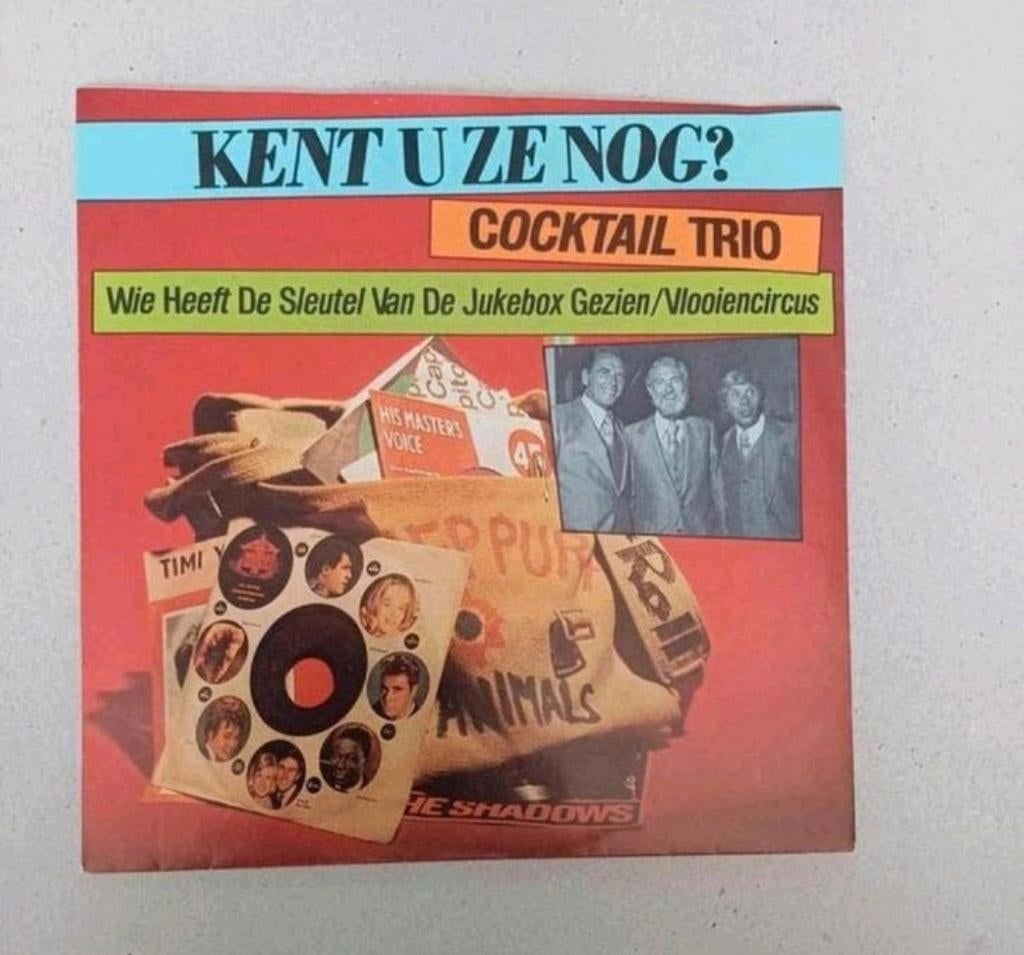 Cocktail Trio  - Gereserveerd, Gebruikt, 7 inch, Single, Ophalen of Verzenden