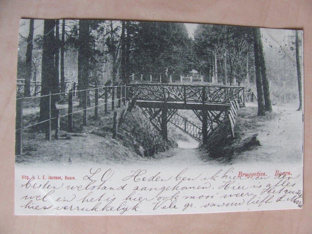 Baarn 1903 bruggetje, Ophalen of Verzenden, Voor 1920, Gelopen, Utrecht