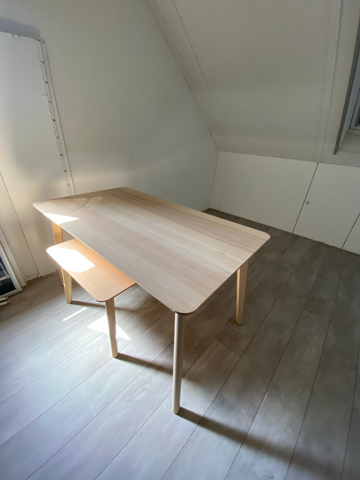 IKEA LISABO eettafel en salontafel set, Huis en Inrichting, Tafels | Eettafels, Ophalen, Gebruikt, 100 tot 150 cm, 50 tot 100 cm