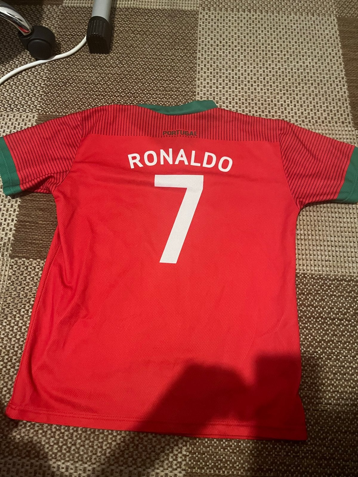 Portugal Ronaldo 7 voetbalshirt voor kinderen, Ophalen of Verzenden, Gebruikt, Jongen of Meisje