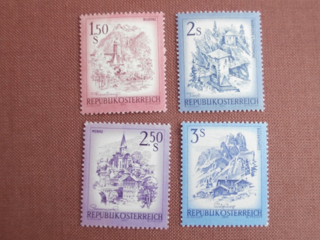 OOSTENRIJK 1974 serie MOOI OOSTENRIJK, Verzenden, Postfris