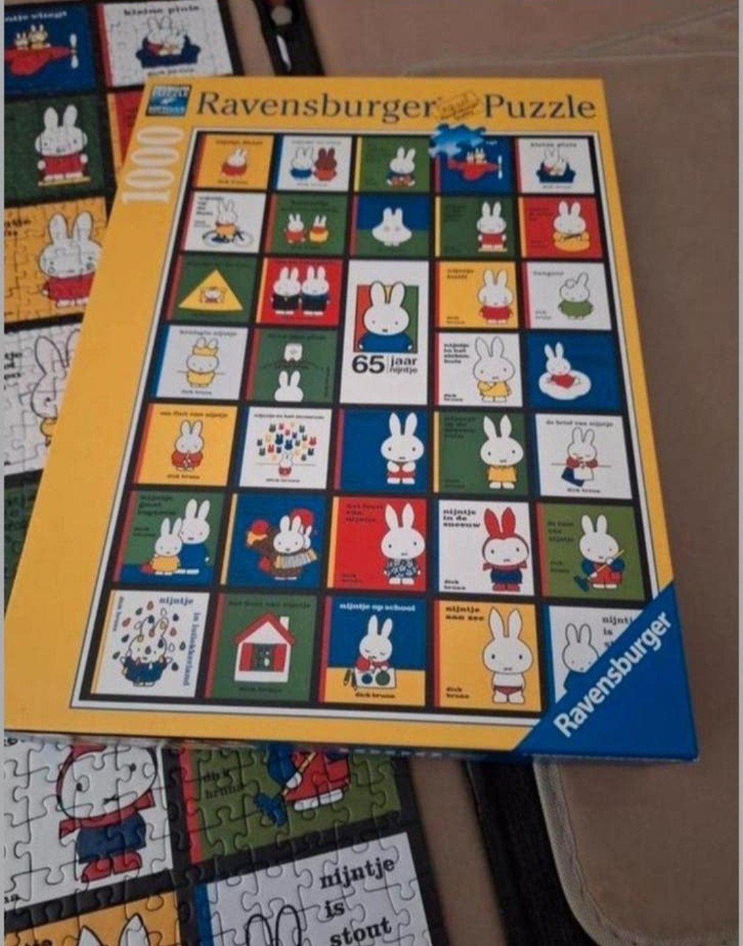 Ravensburger Nijntje 65 jaar legpuzzel 1000 stukjes, Ophalen of Verzenden, 500 t/m 1500 stukjes, Zo goed als nieuw, Legpuzzel
