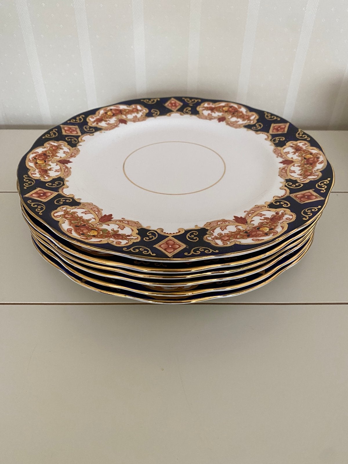 6x Royal Albert Heirloom dinerborden – Engels bone china, Ophalen