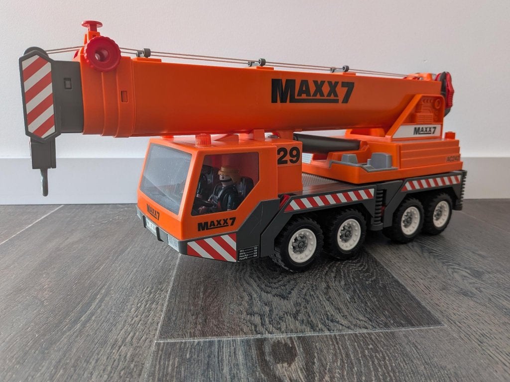 Playmobil mobiele kraan maxx 7 9046, Ophalen of Verzenden, Gebruikt, Losse onderdelen, Voertuig