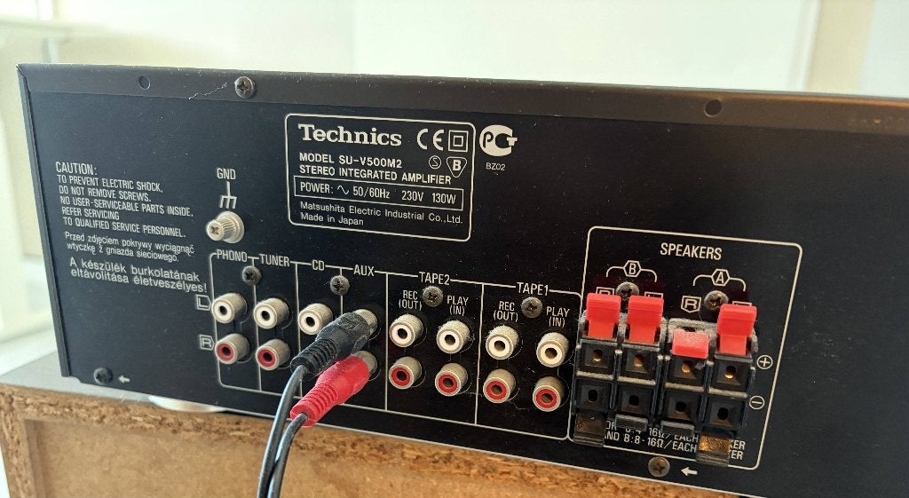 Technics SU-V500M2 Stereo Integrated Amplifier, Ophalen, Gebruikt, Overige merken