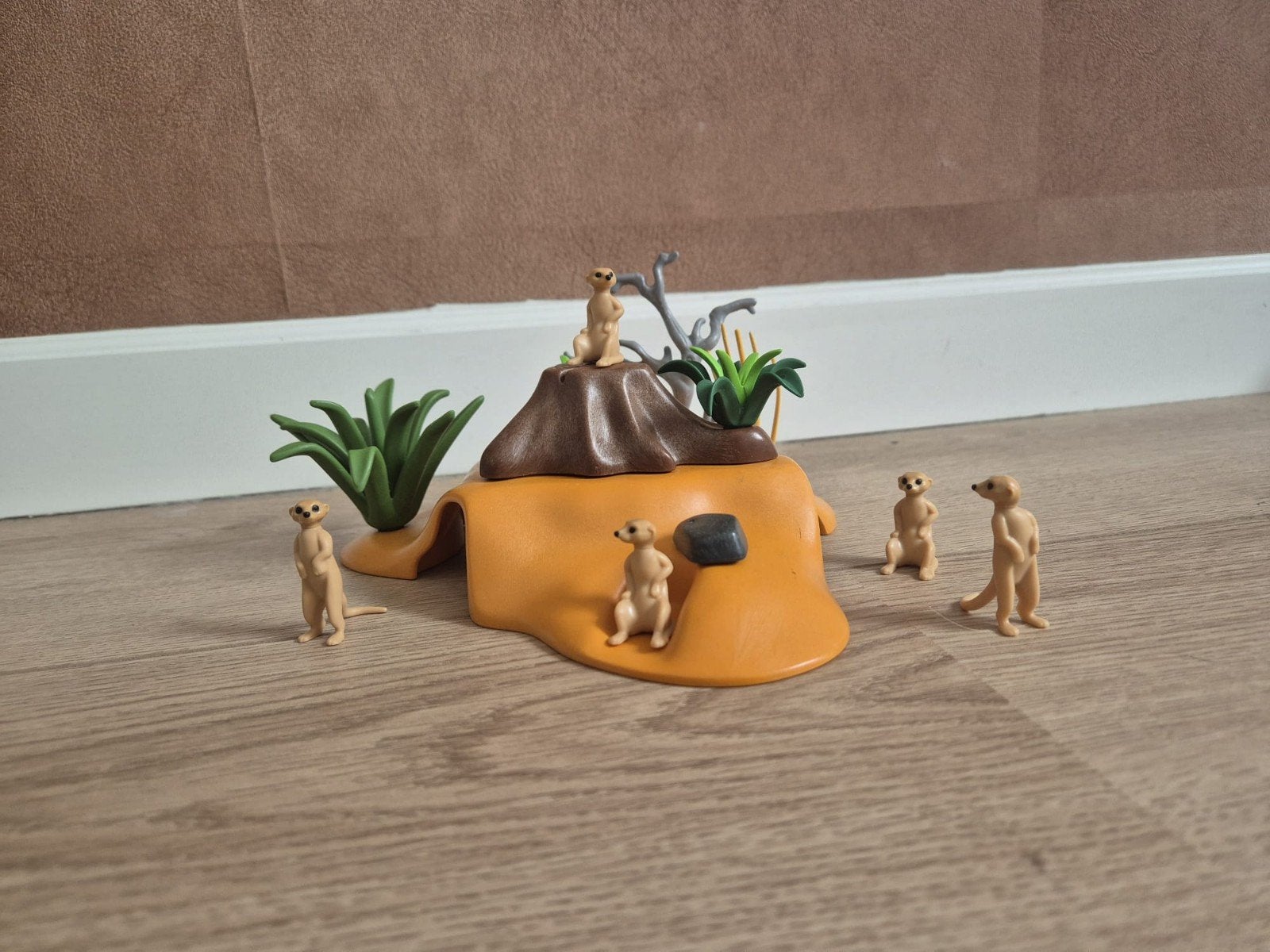 Playmobil Stokstaartjes met hol en planten, Ophalen, Gebruikt, Jongen of Meisje