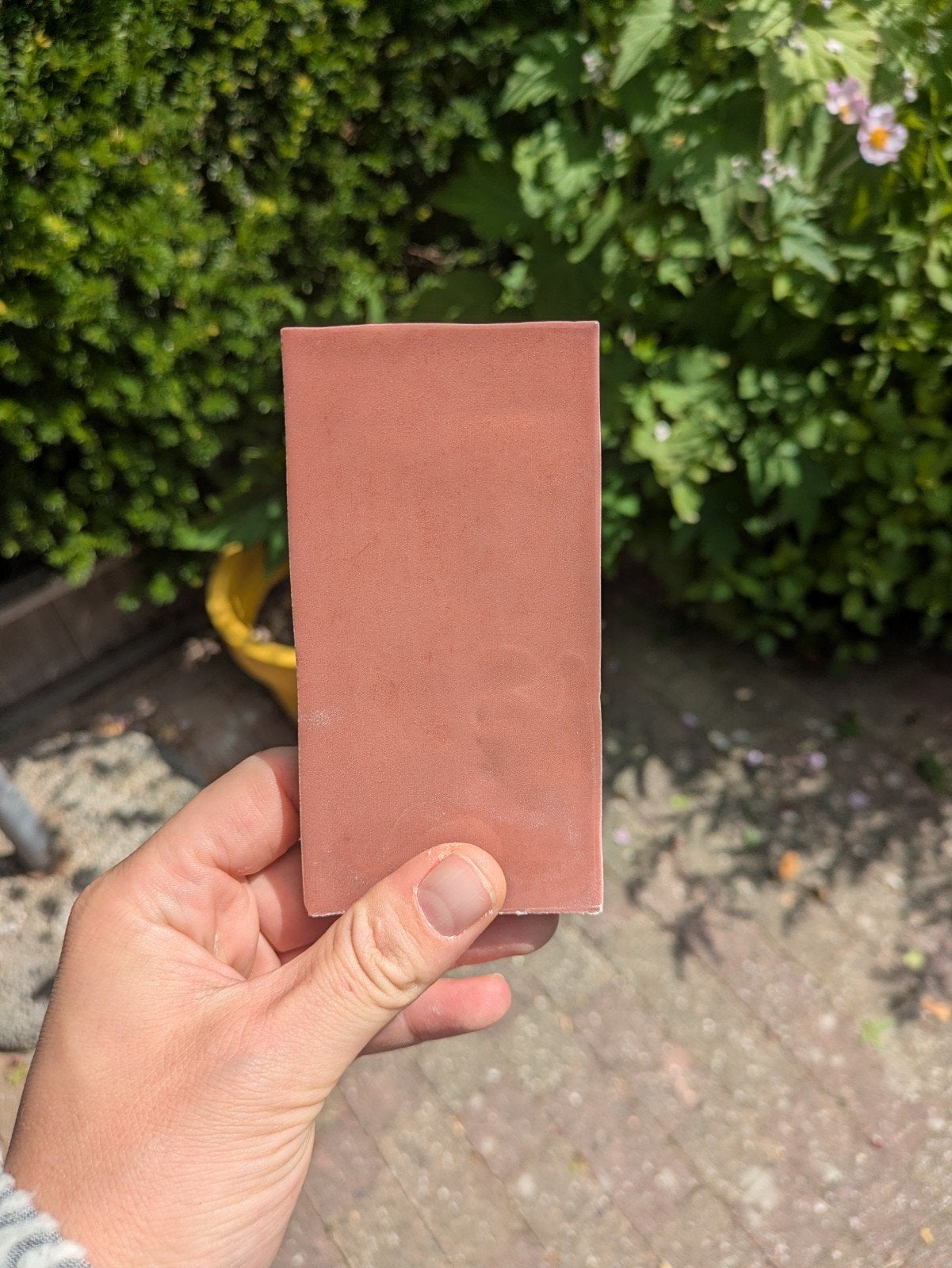 29 Revoir Paris tegels oud roze/bordeaux 6x12 cm, Doe-het-zelf en Verbouw, Tegels, Ophalen, Nieuw, Minder dan 20 cm, Minder dan 20 cm
