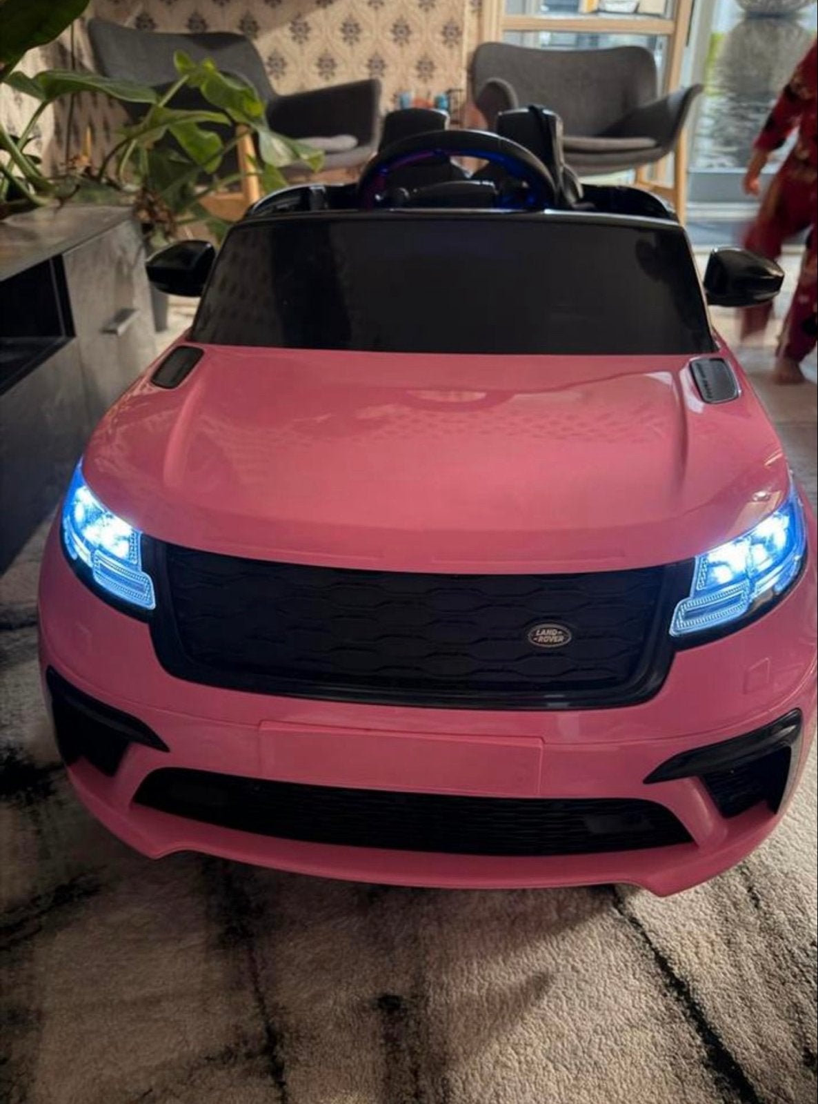 Roze Land Rover elektrische kinderauto, Ophalen, Gebruikt