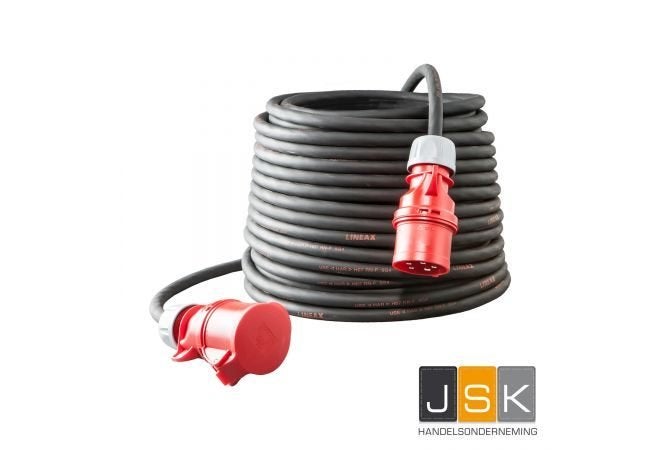 Krachtstroomkabel 5 meter H07RN-F 5G2,5 CEE 32/5/400, Verzenden, Nieuw, Kabel of Snoer