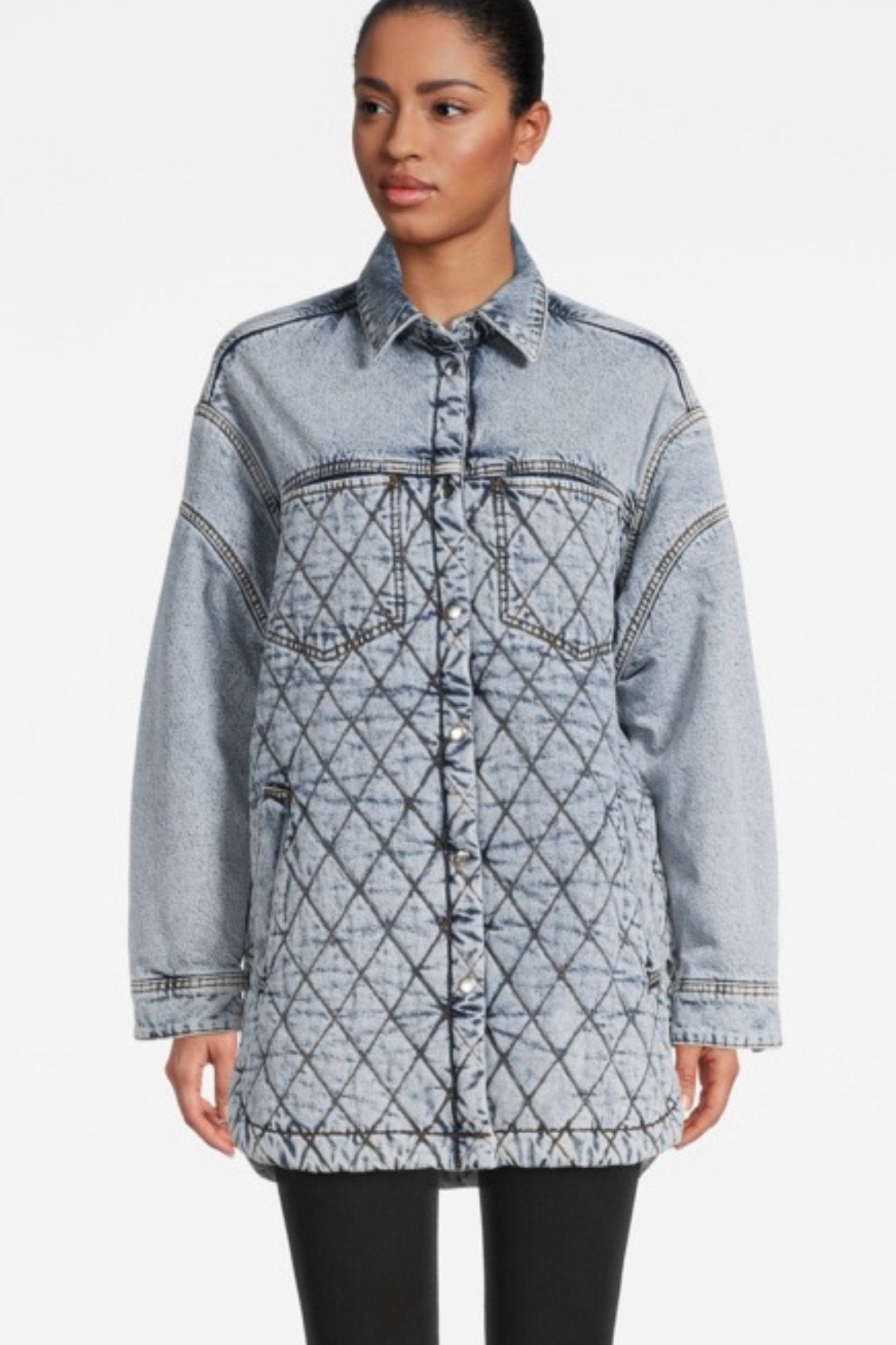 Denim jacket oversized van Zoe Karssen, Ophalen of Verzenden, Zo goed als nieuw, Blauw