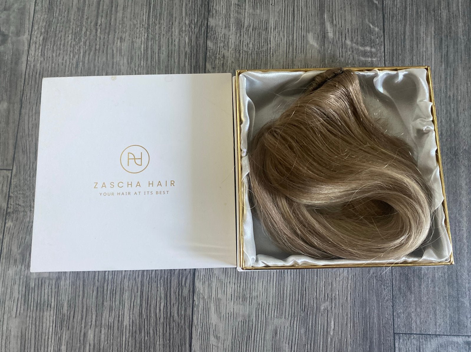 V-part 40 cm - melted blonde (zascha hair), Sieraden, Tassen en Uiterlijk, Uiterlijk | Haarverzorging, Nieuw, Pruik of Haarverlenging