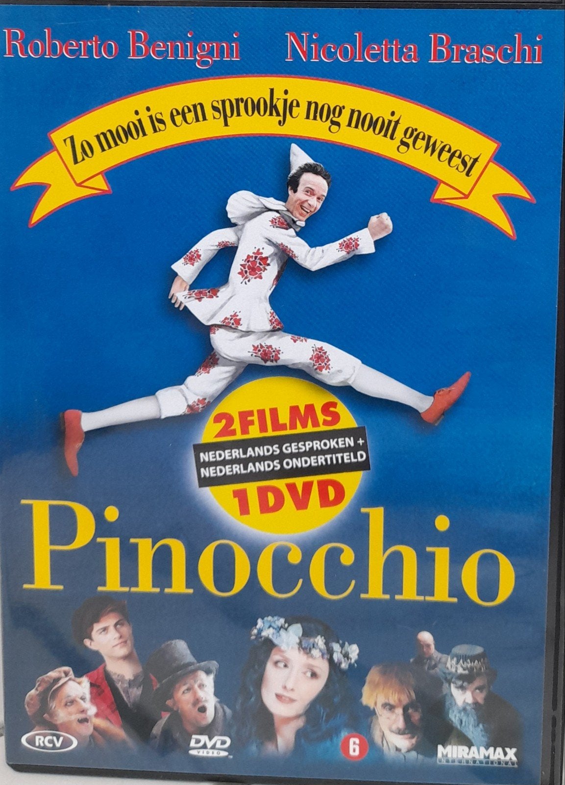 Pinokkio dvd.s 4 stuks zie foto.pakket 403, Alle leeftijden, Ophalen of Verzenden, Zo goed als nieuw
