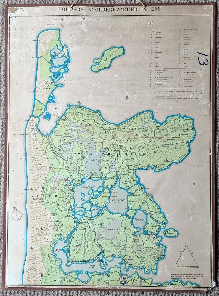 Hollands Noorderkwartier in 1288, Ophalen, Geschiedenis