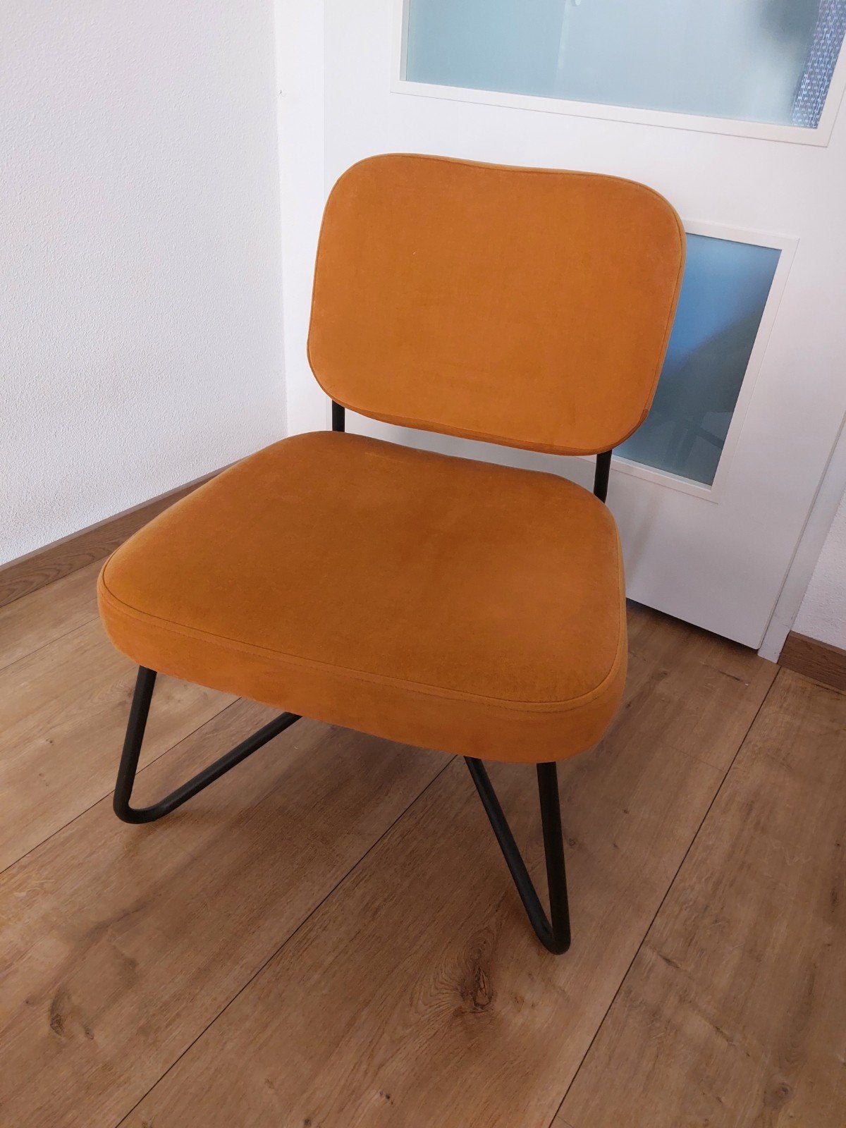 Bronx 71 fauteuil okergeel, Huis en Inrichting, Stoelen, Ophalen, Overige kleuren, Modern, Industrieel, Zo goed als nieuw