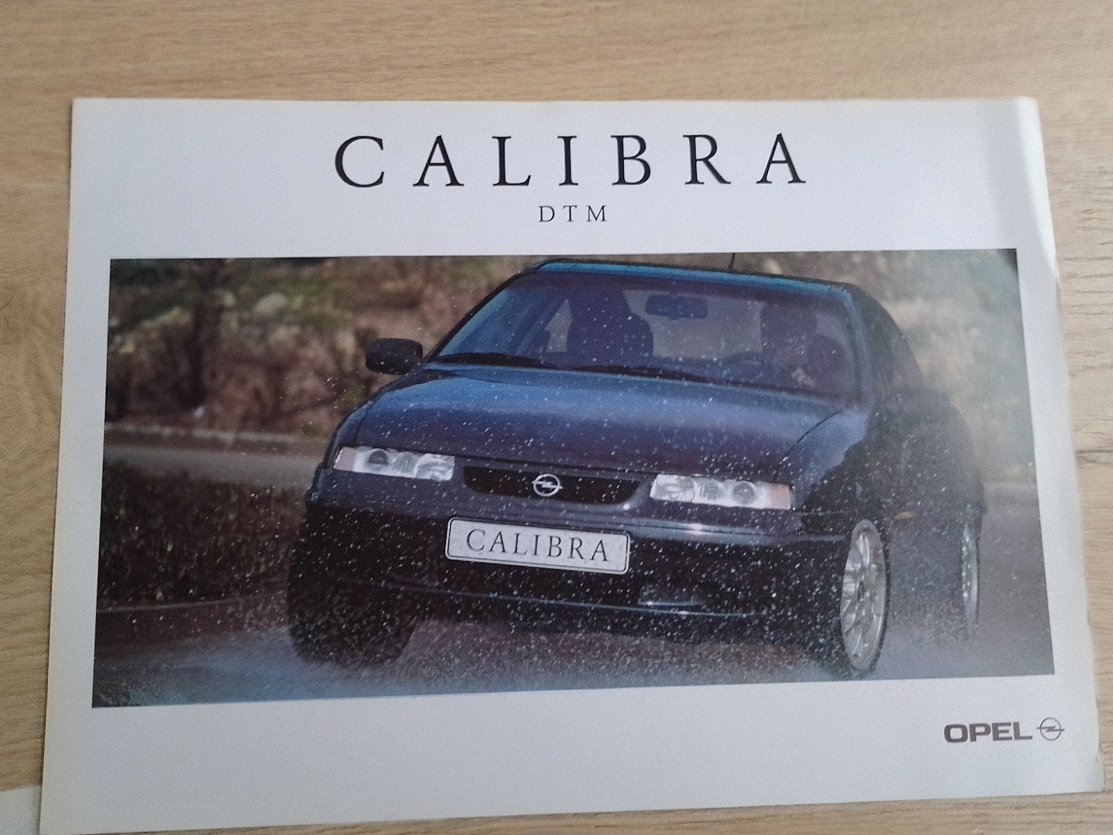 Opel Calibra DTM. Folder / Flyer, Ophalen of Verzenden, Opel