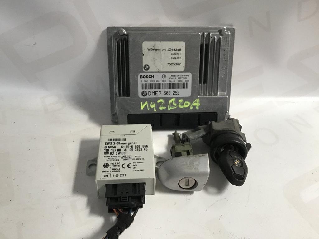 Computer motormanagement set N42B20A BMW E46 7508292, Auto-onderdelen, Elektronica en Kabels, Gebruikt, -, -, Ophalen of Verzenden