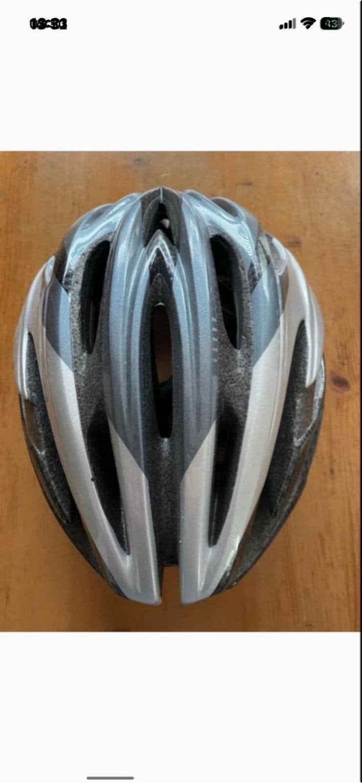 FastRider Fietshelm S/M - Zilver/Zwart, Ophalen of Verzenden, Gebruikt, S, Heer of Dame
