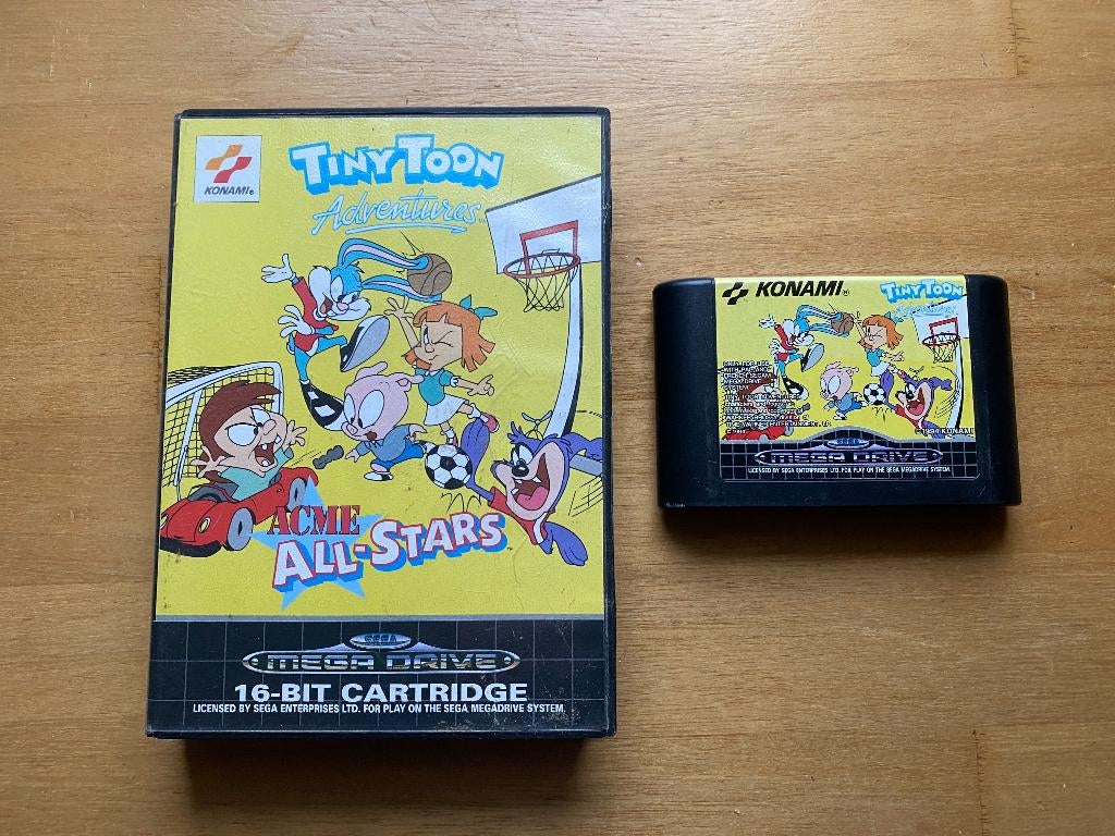 Tiny toons acme all stars sega mega drive, 1 speler, Racen en Vliegen, Ophalen of Verzenden, Zo goed als nieuw