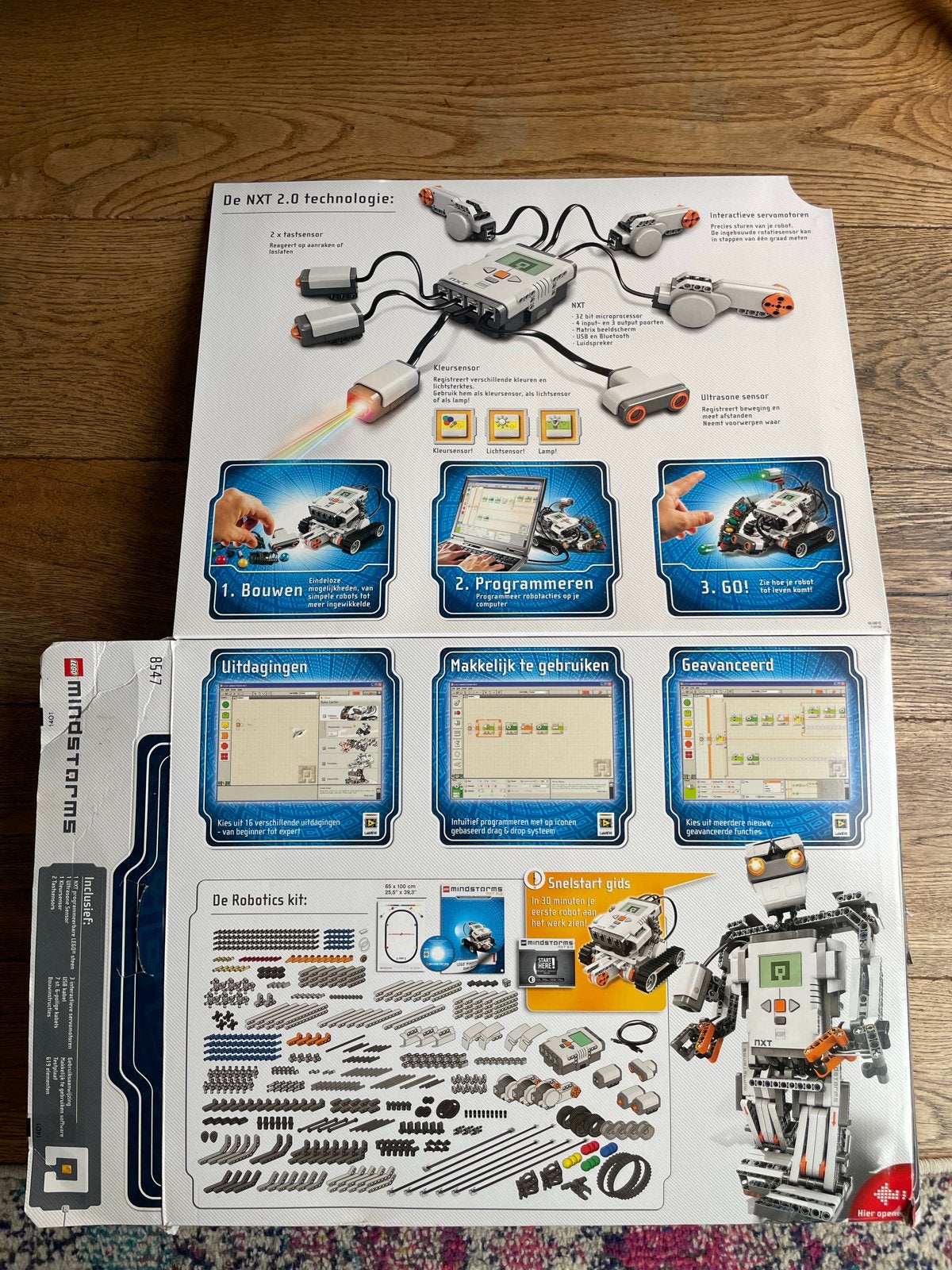 LEGO Mindstorms NXT 2.0 (8547) - Robotica Set, Compleet, Lego, Ophalen of Verzenden, Zo goed als nieuw