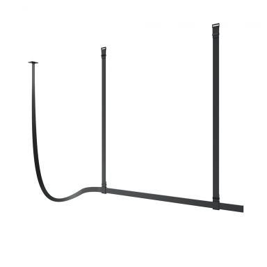 Te koop: Flos Belt Leather Hanglamp - Zwart, Ophalen, Natuurlijk materiaal, Design, Overige fittingen