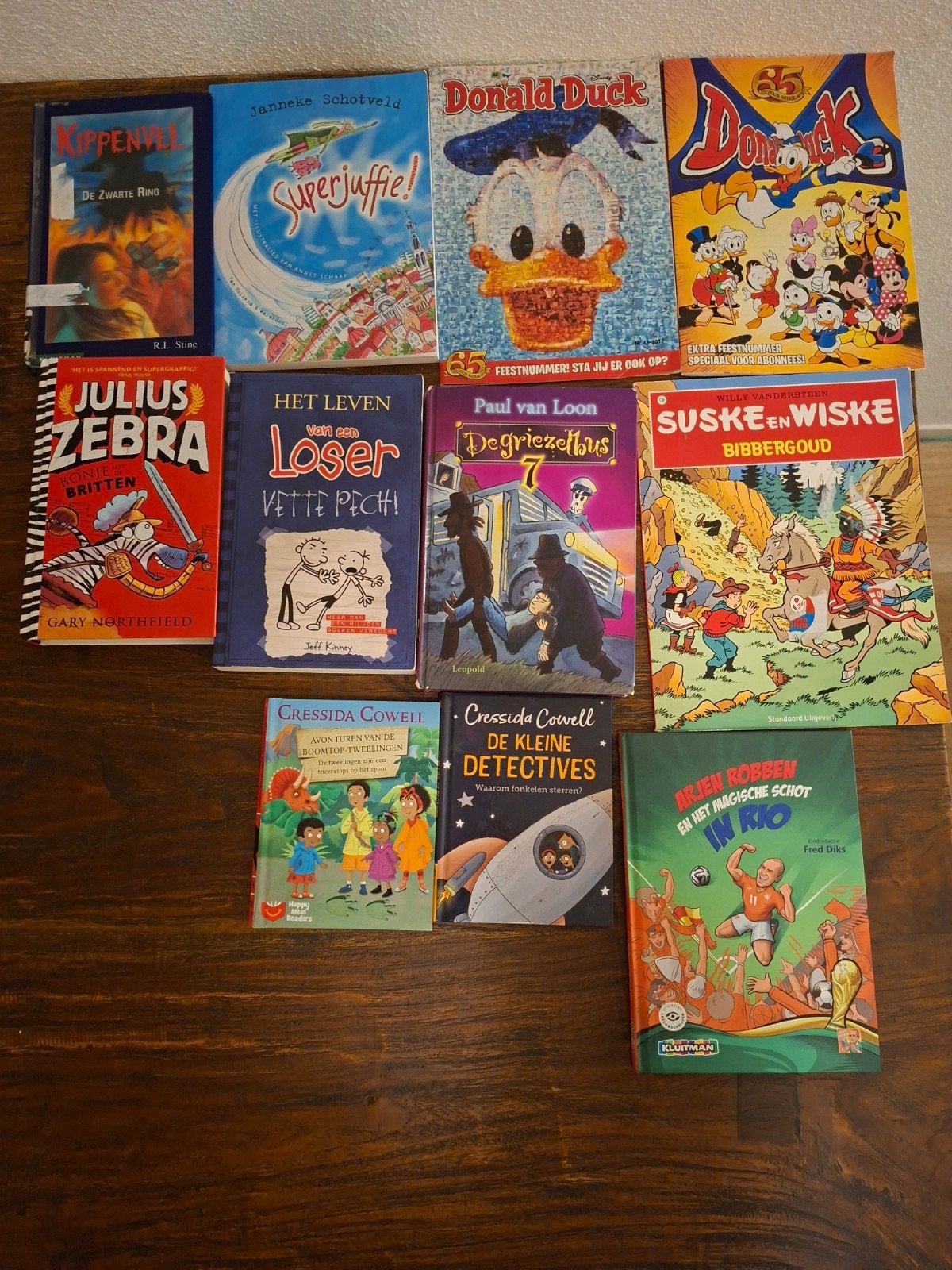 Kinderboekenpakket basisschool (11 st) o.a. Loser, Boeken, Ophalen of Verzenden, Gelezen